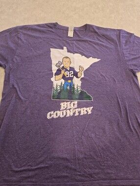 Kyle Rudolph - Minnesota Vikings - Big Country XXL T-Shirt